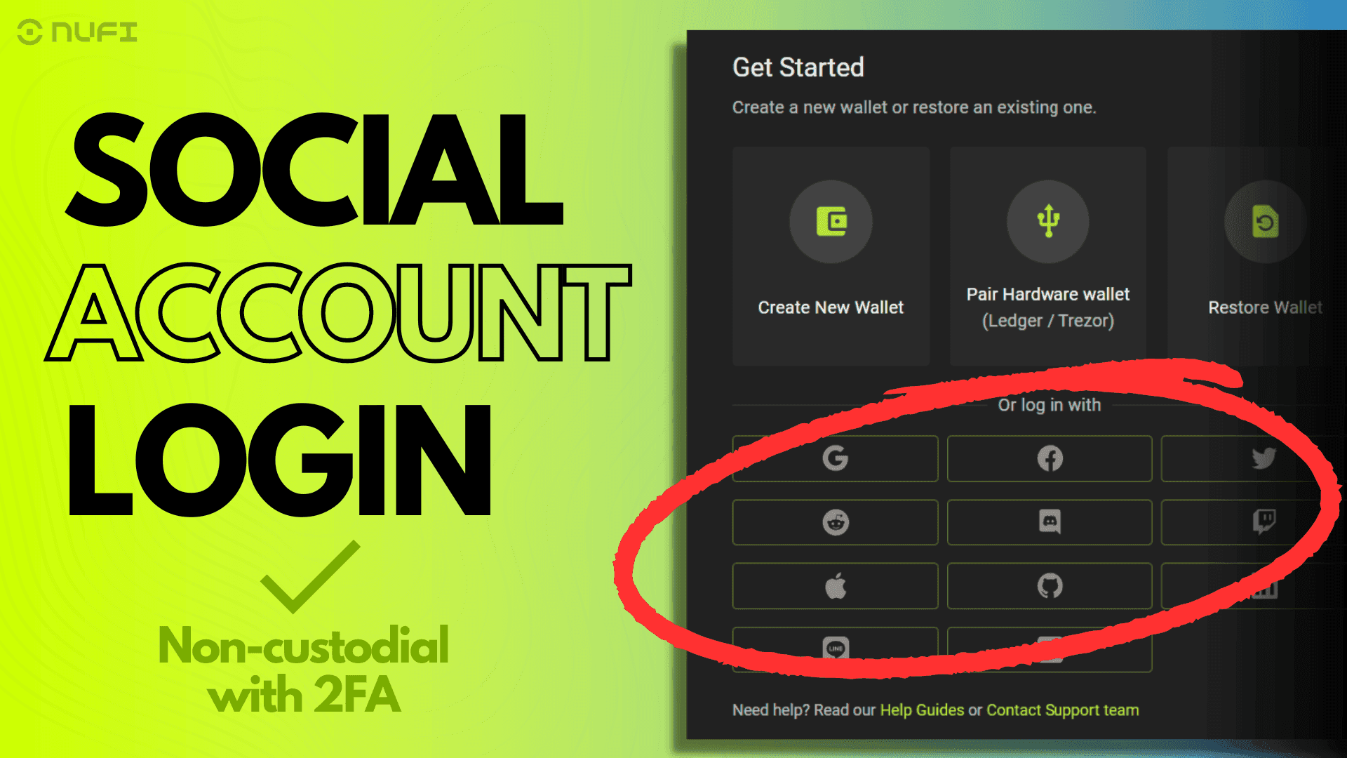 How to log into a crypto wallet with Google, Facebook, X, or Discord?